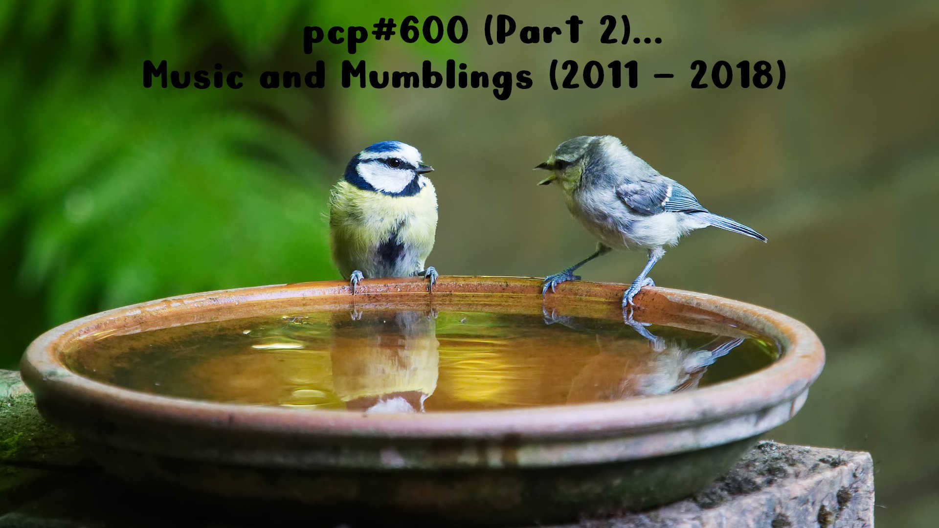 PCP#600 (Part 2) ... Music and Mumblings (2011 - 2018) ...